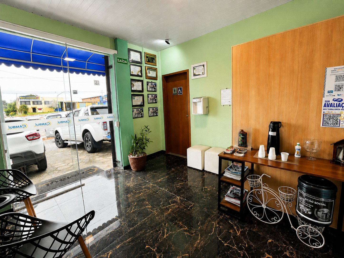 Recepção do Cambuí Centro Automotivo